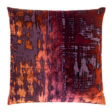 Load image into Gallery viewer, Brushstroke Wildberry Velvet Pillow