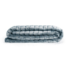 Load image into Gallery viewer, Channel Mineral Queen Velvet Quilt