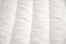 Load image into Gallery viewer, Channel White Queen Velvet Quilt