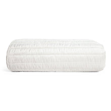 Load image into Gallery viewer, Channel White Queen Velvet Quilt