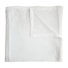 Load image into Gallery viewer, Chunky Weave White Cotton Queen Coverlet