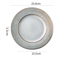 Load image into Gallery viewer, Luxury Ceramic Tableware -  Water Cup Salad Bowl Noodle Rice Bowl Dinner Plate