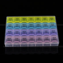 Load image into Gallery viewer, Weekly medicine organizer pillbox   Travel case