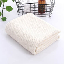 Load image into Gallery viewer, Japanese style Cotton Waffle Throw Blanket for Kids and Adults