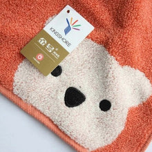 Load image into Gallery viewer, Children Towels Baby Face Towel Cute Cartoon Bear Pattern Hangable Hand Towel Soft Cotton Towels Kids Bathroom Products