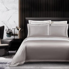 Load image into Gallery viewer, Luxury 4pcs set-  Duvet Cover, Bed Sheet, 2 Pillowcases 600TC Egyptian Cotton