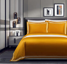 Load image into Gallery viewer, Luxury 4pcs set-  Duvet Cover, Bed Sheet, 2 Pillowcases 600TC Egyptian Cotton