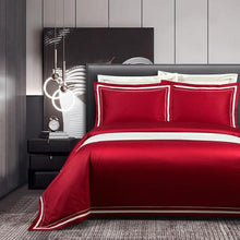 Load image into Gallery viewer, Luxury 4pcs set-  Duvet Cover, Bed Sheet, 2 Pillowcases 600TC Egyptian Cotton
