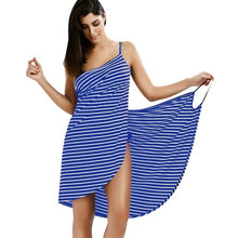 Load image into Gallery viewer, Women Plus Size Pareo Beach Cover Up Wrap Dress Bikini Bathing Suit Femme Robe De Plage Beachwear Femme Tunic Kaftan