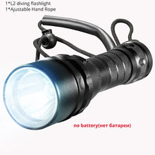 Load image into Gallery viewer, Professional Waterproof Underwater Diving Light