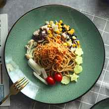 Load image into Gallery viewer, Jade Green Porcelain Dinnerware