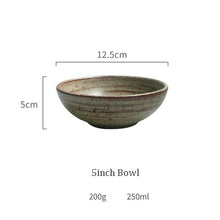 Load image into Gallery viewer, Japanese Style Retro Ceramic Dinnerware