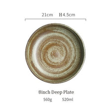 Load image into Gallery viewer, Japanese Style Retro Ceramic Dinnerware