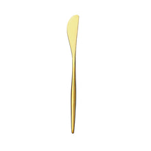 Load image into Gallery viewer, Gold Color Stainless Steel Dinnerware Cutlery Set. Forks Spoons Knives Chopstick