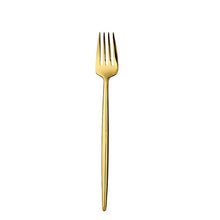 Load image into Gallery viewer, Gold Color Stainless Steel Dinnerware Cutlery Set. Forks Spoons Knives Chopstick