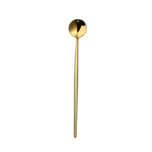 Load image into Gallery viewer, Gold Color Stainless Steel Dinnerware Cutlery Set. Forks Spoons Knives Chopstick