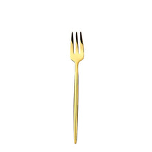 Load image into Gallery viewer, Gold Color Stainless Steel Dinnerware Cutlery Set. Forks Spoons Knives Chopstick