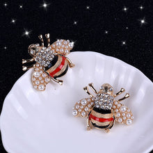Load image into Gallery viewer, Women's Bumblebee Earrings - Fashion, Luxury, Unusual, Party, Wedding Jewelry