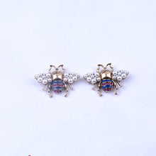 Load image into Gallery viewer, Women's Bumblebee Earrings - Fashion, Luxury, Unusual, Party, Wedding Jewelry