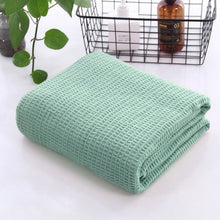 Load image into Gallery viewer, Japanese style Cotton Waffle Throw Blanket for Kids and Adults