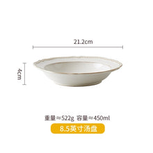 Load image into Gallery viewer, Nordic Style Elegant Ceramic Dinnerware