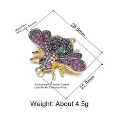 Load image into Gallery viewer, DIY Handicraft Gold Bee Butterfly Insect Charms Accessories Supplies For Fashion Charms Bracelet Necklace Earrings Making