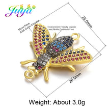 Load image into Gallery viewer, DIY Handicraft Gold Bee Butterfly Insect Charms Accessories Supplies For Fashion Charms Bracelet Necklace Earrings Making