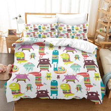 Load image into Gallery viewer, Fun Animal Pattern 3D Printed Cotton Bedding Set