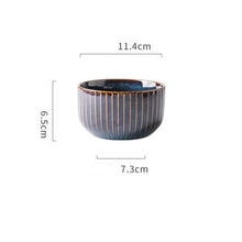 Load image into Gallery viewer, Nordic Style Kiln Glazed Ceramic Rice Salad Bowl Soup Bowl Round Dish Dinner Plate