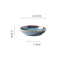 Load image into Gallery viewer, Nordic Style Kiln Glazed Ceramic Rice Salad Bowl Soup Bowl Round Dish Dinner Plate
