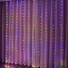 Load image into Gallery viewer, Christmas/Holiday/New Year Lights Curtain Ornaments