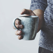 Load image into Gallery viewer, Handmade Ceramic Milk Cup Coffee Mug and Saucer