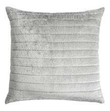 Load image into Gallery viewer, Channel Gray Velvet Euro Sham (CASE ONLY)