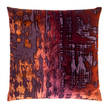 Load image into Gallery viewer, Brushstroke Wildberry Velvet Pillow
