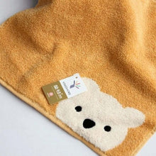 Load image into Gallery viewer, Children Towels Baby Face Towel Cute Cartoon Bear Pattern Hangable Hand Towel Soft Cotton Towels Kids Bathroom Products
