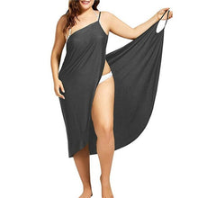 Load image into Gallery viewer, Women Plus Size Pareo Beach Cover Up Wrap Dress Bikini Bathing Suit Femme Robe De Plage Beachwear Femme Tunic Kaftan
