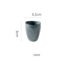 Load image into Gallery viewer, Handmade Ceramic Milk Cup Coffee Mug and Saucer
