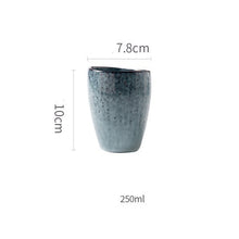 Load image into Gallery viewer, Handmade Ceramic Milk Cup Coffee Mug and Saucer
