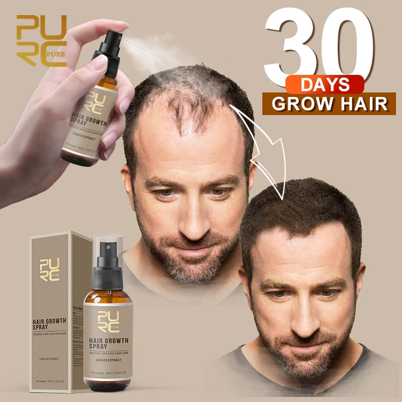 PURC New Hair Growth Spray Fast Grow Hair hair loss Treatment For Thinning Hair Hair Care 30ml