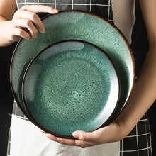 Load image into Gallery viewer, Jade Green Porcelain Dinnerware
