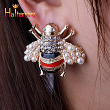 Load image into Gallery viewer, Women&#39;s Bumblebee Earrings - Fashion, Luxury, Unusual, Party, Wedding Jewelry
