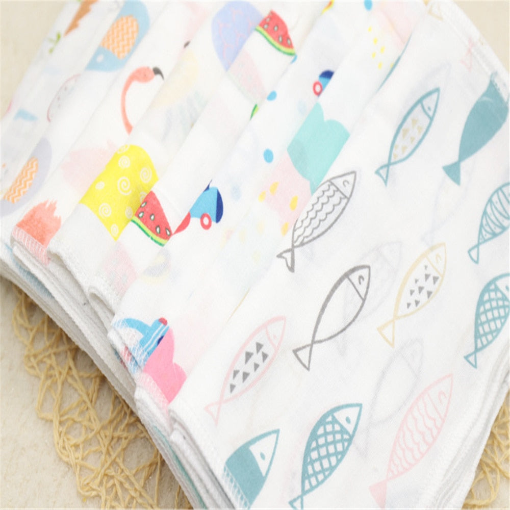 Soft Muslin cotton baby washcloth set