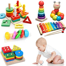 Load image into Gallery viewer, Kids Montessori Wooden Block Learning Toys
