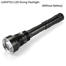 Load image into Gallery viewer, New 6000 Lumen XHP70.2 LED Yellow/White Light Diving Flashlight Professional Underwater 150M Waterproof Torch Outdoor Dive Lamp
