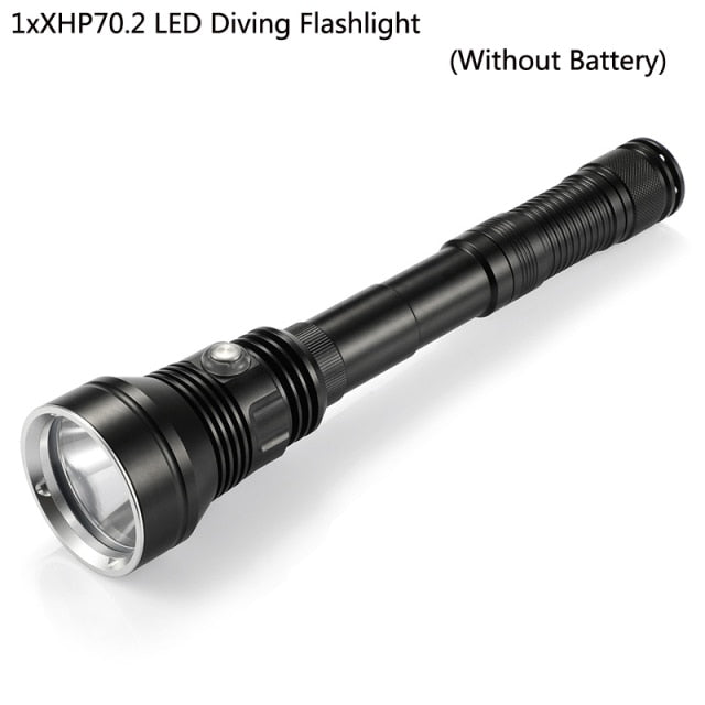 New 6000 Lumen XHP70.2 LED Yellow/White Light Diving Flashlight Professional Underwater 150M Waterproof Torch Outdoor Dive Lamp