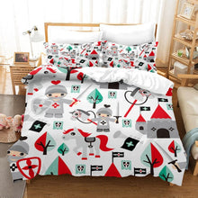 Load image into Gallery viewer, Fun Animal Pattern 3D Printed Cotton Bedding Set
