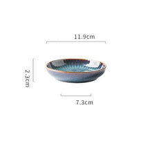 Load image into Gallery viewer, Nordic Style Kiln Glazed Ceramic Rice Salad Bowl Soup Bowl Round Dish Dinner Plate
